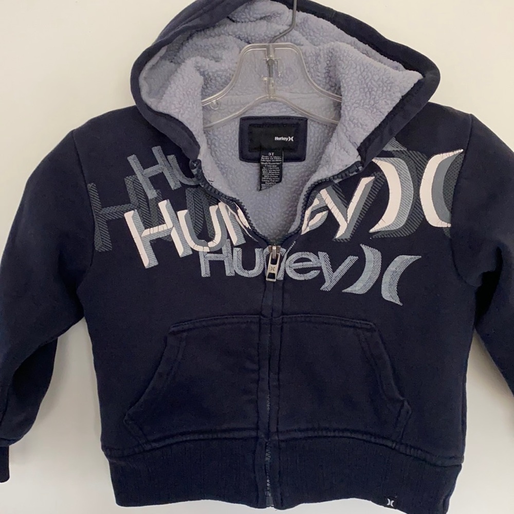 Hurley. 3T. Dark BLUE jacket.